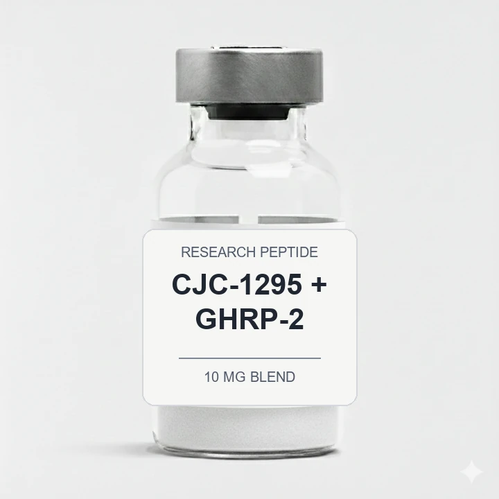 CJC-1295 + GHRP-2 (10 mg Blend) vial label