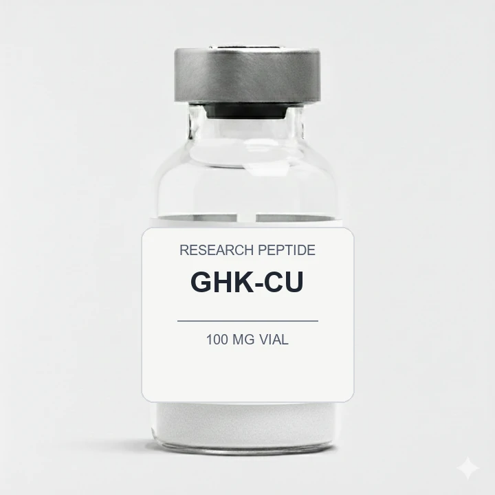 GHK-Cu (100 mg Vial) vial label