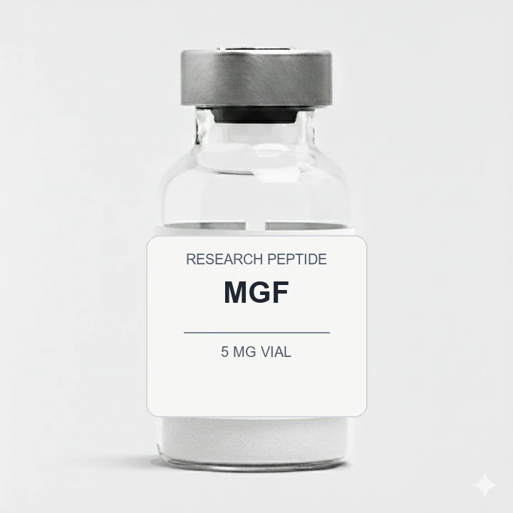 MGF (5 mg Vial) vial label