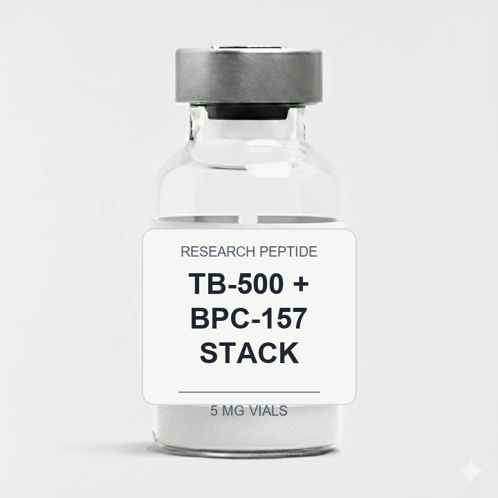 TB-500 + BPC-157 Stack (5 mg Vials) vial label